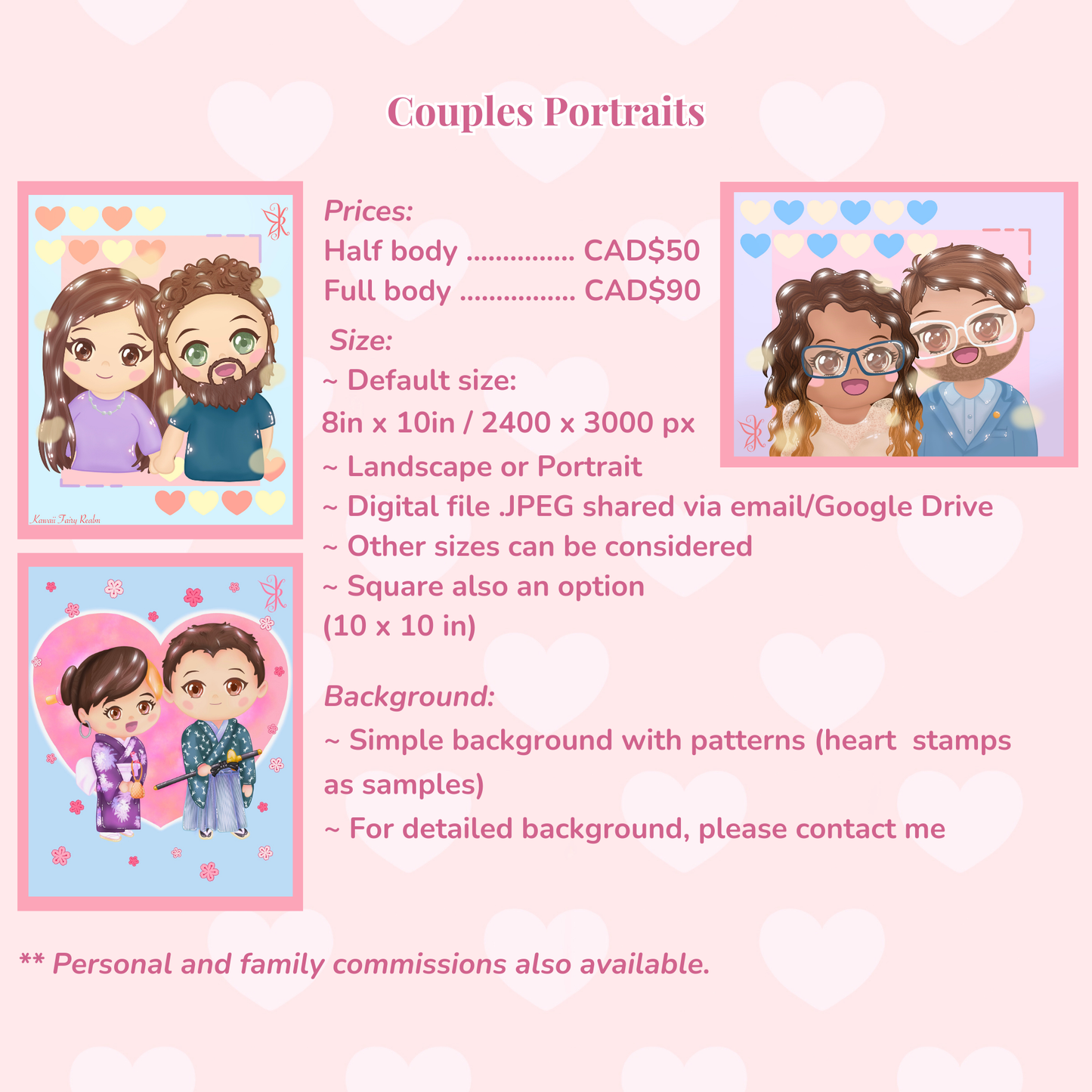 Kawaii Portrait Commissions