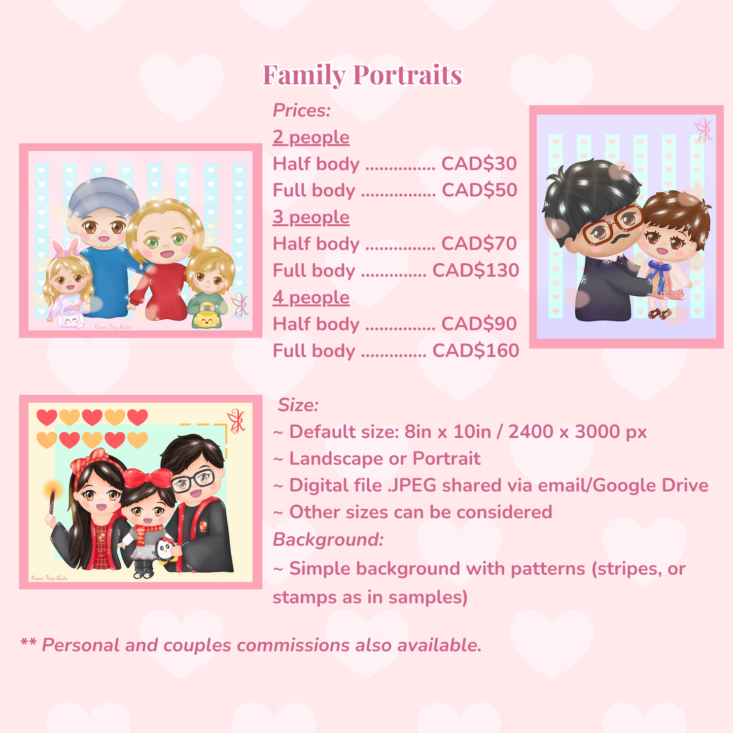 Kawaii Portrait Commissions