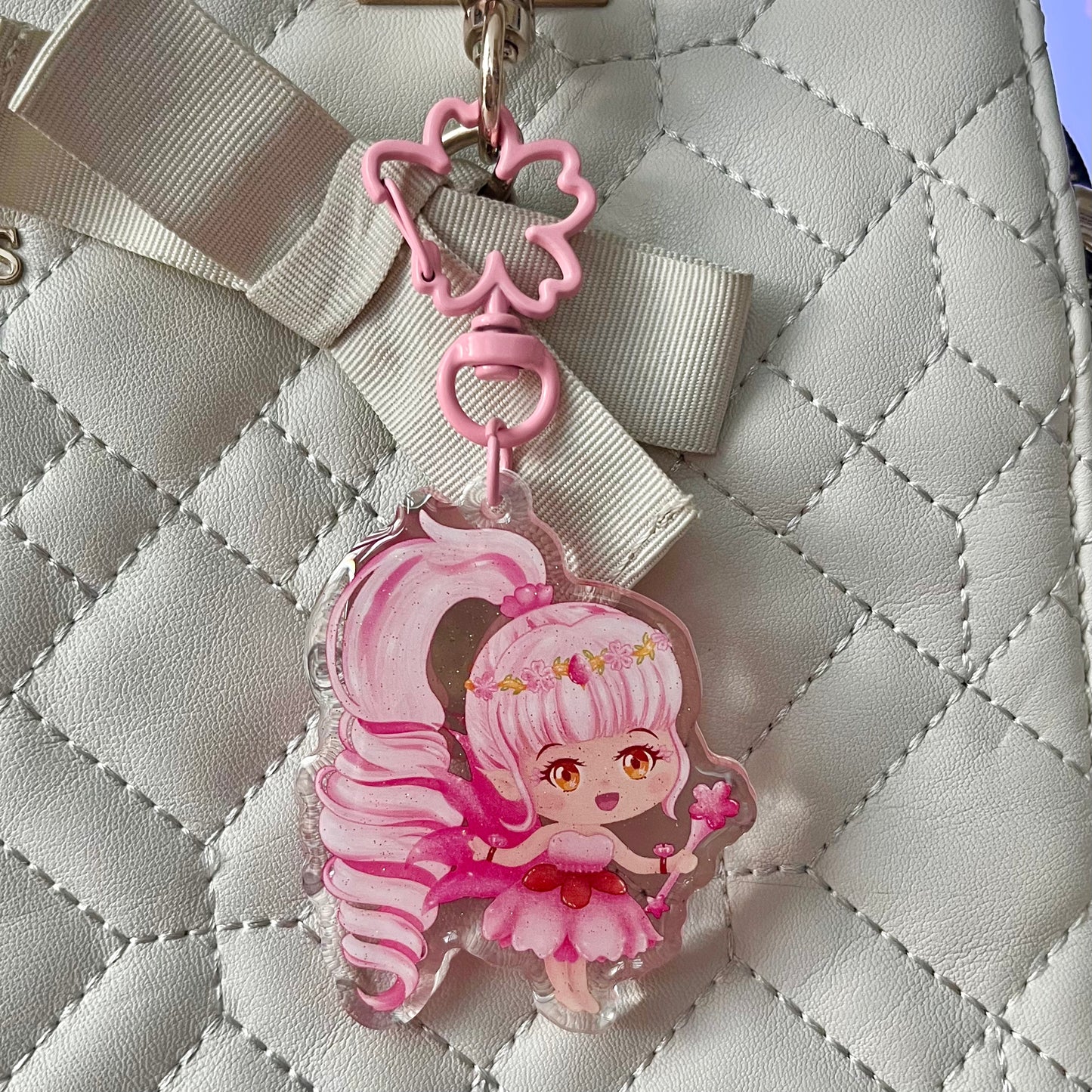 Aillya The Sakura Fairy Acrylic Keychain