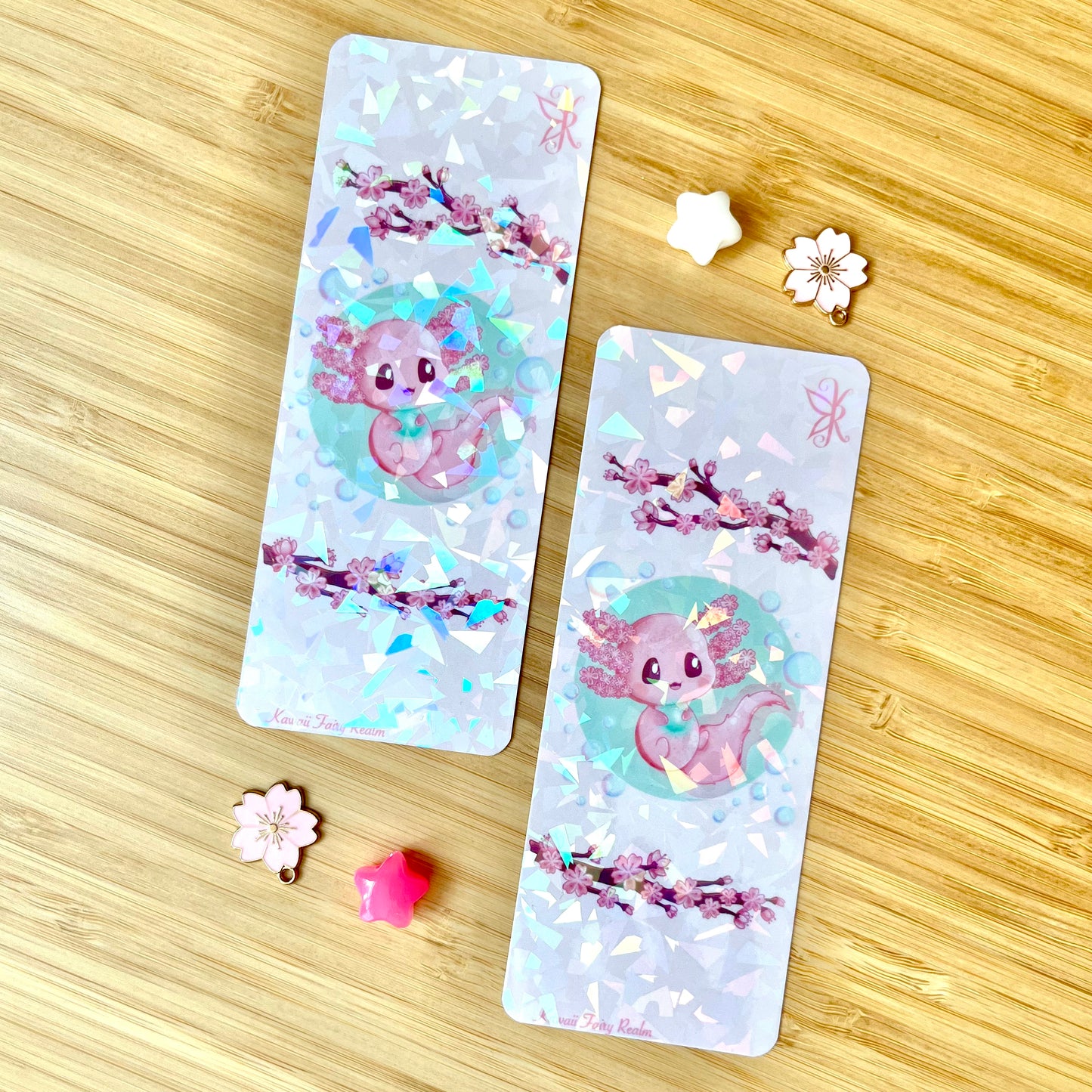 Axolotl Holo Bookmark