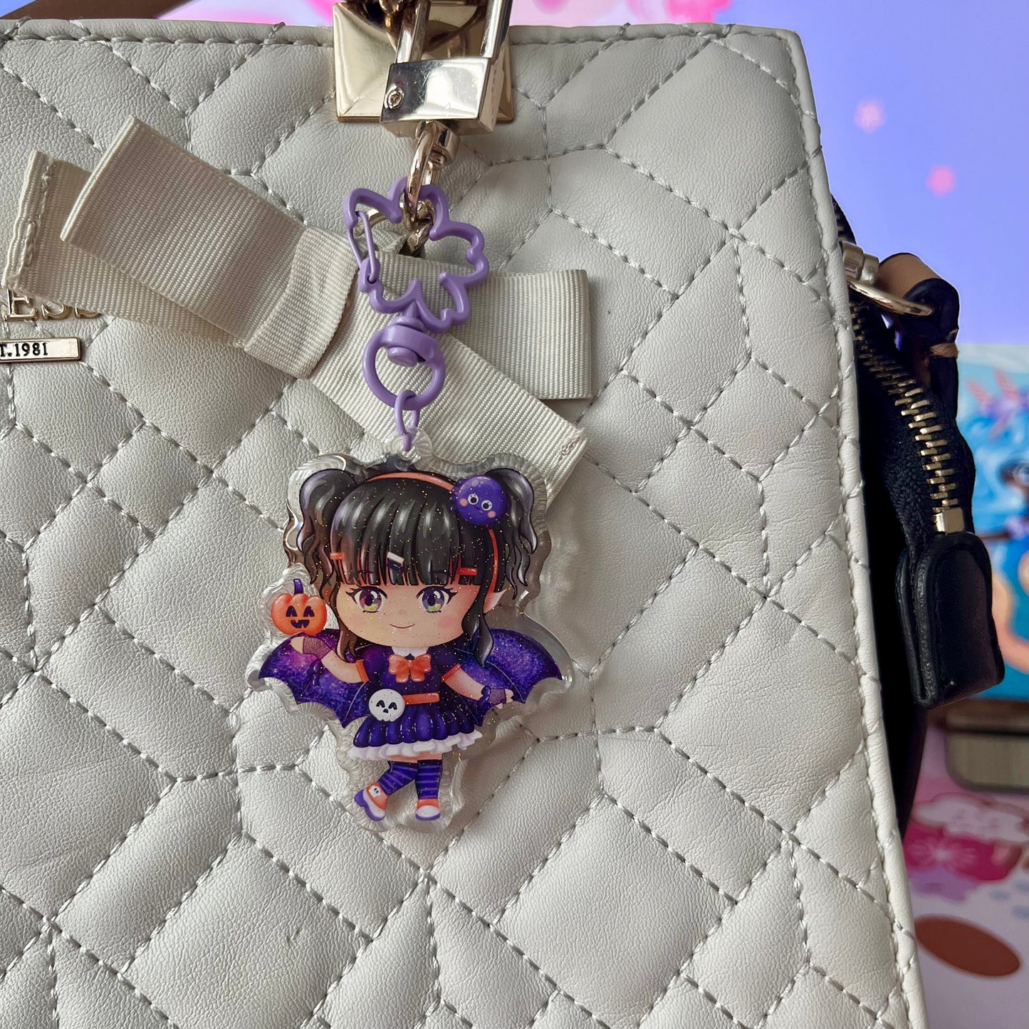 Evalyn The Halloween Fairy Acrylic Keychain