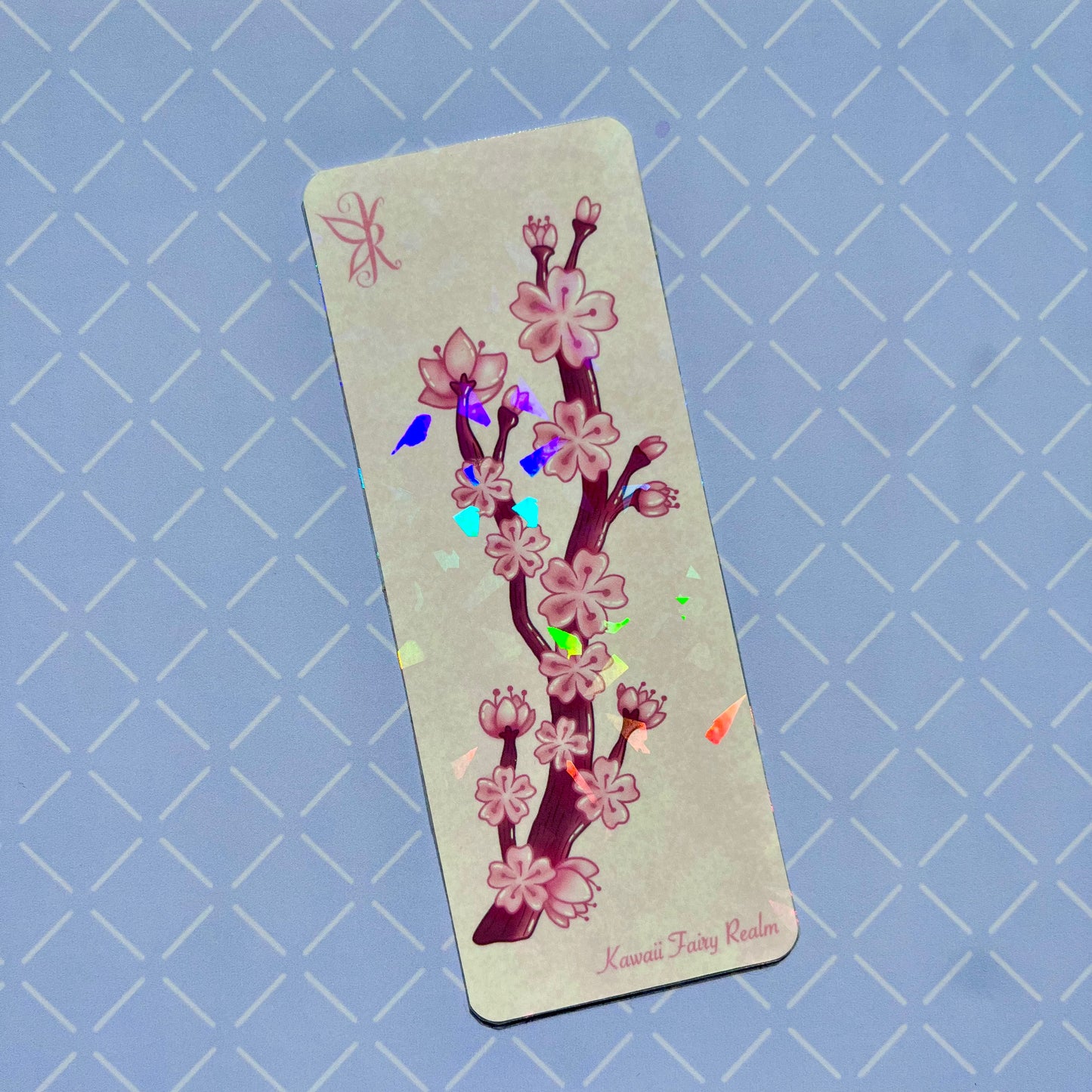 Sakura Blooming Holo Bookmark