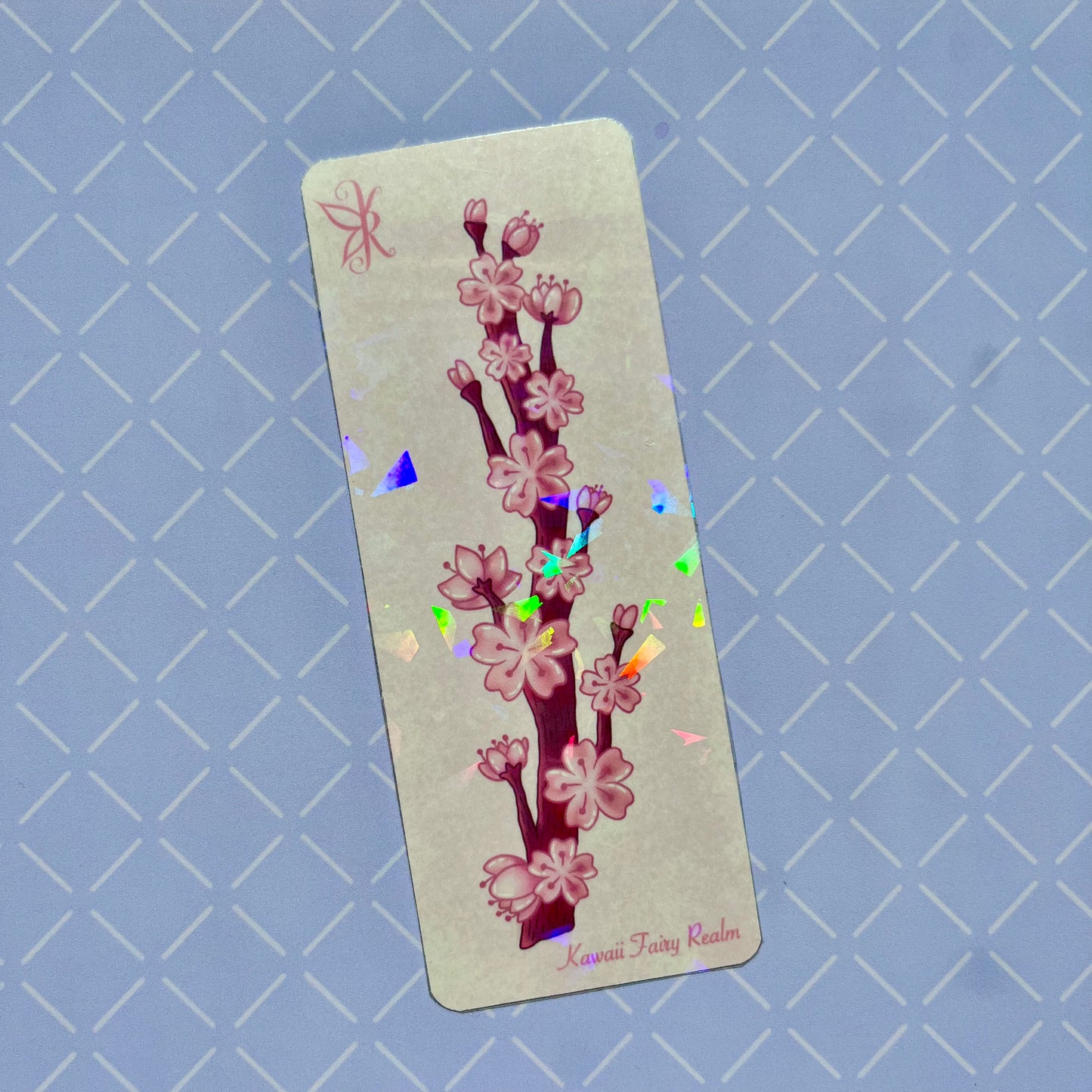 Sakura Blooming Holo Bookmark