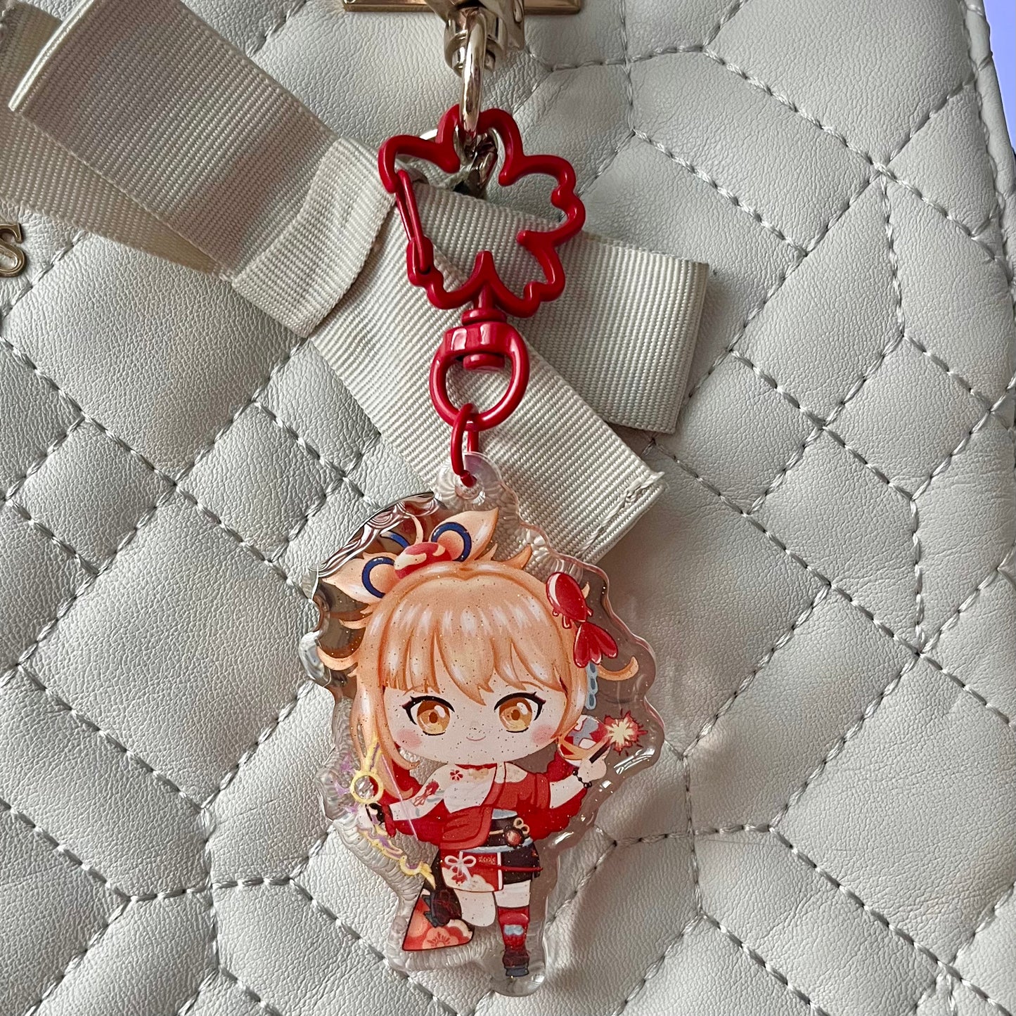 Yoimiya Kawaii Acrylic Keychain