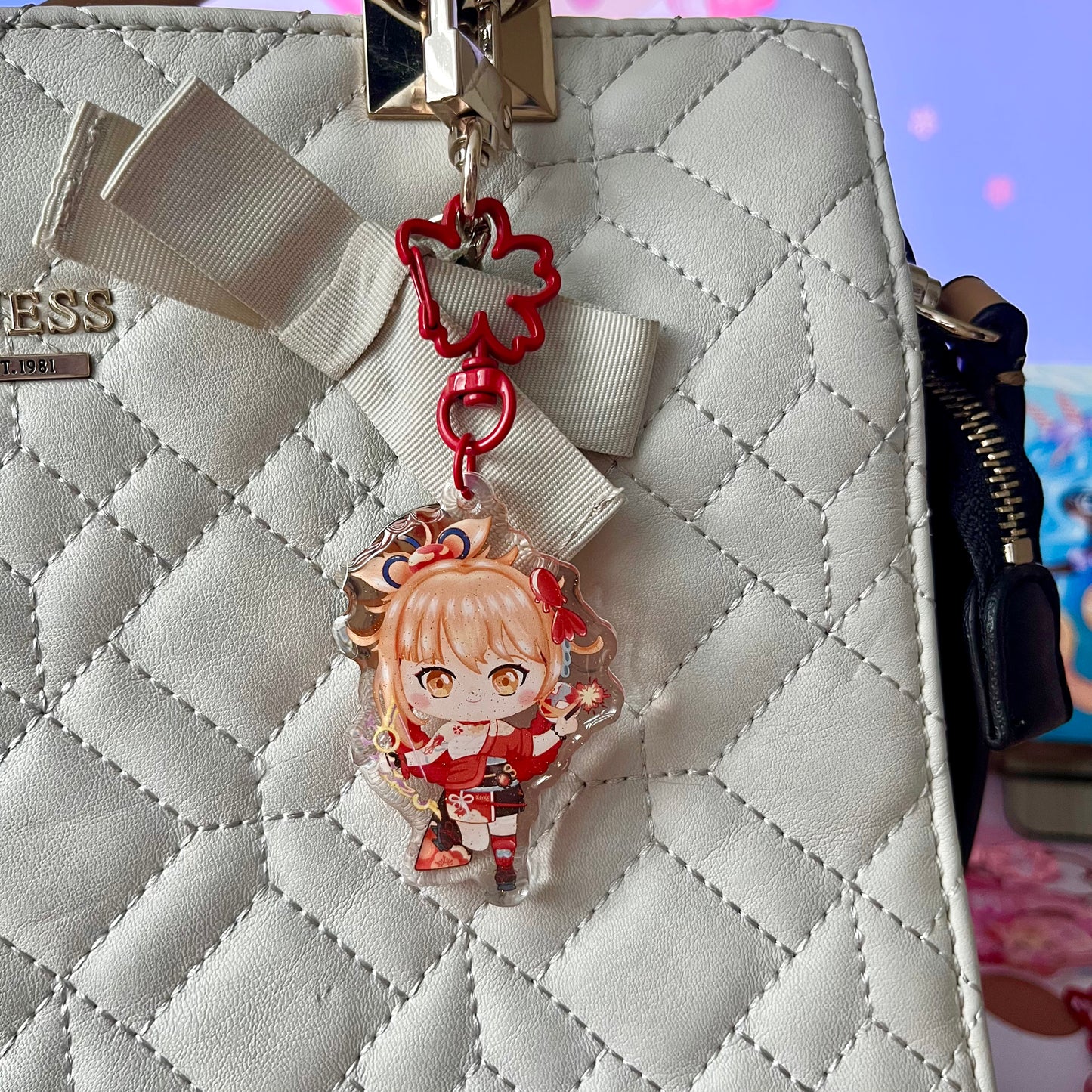 Yoimiya Kawaii Acrylic Keychain