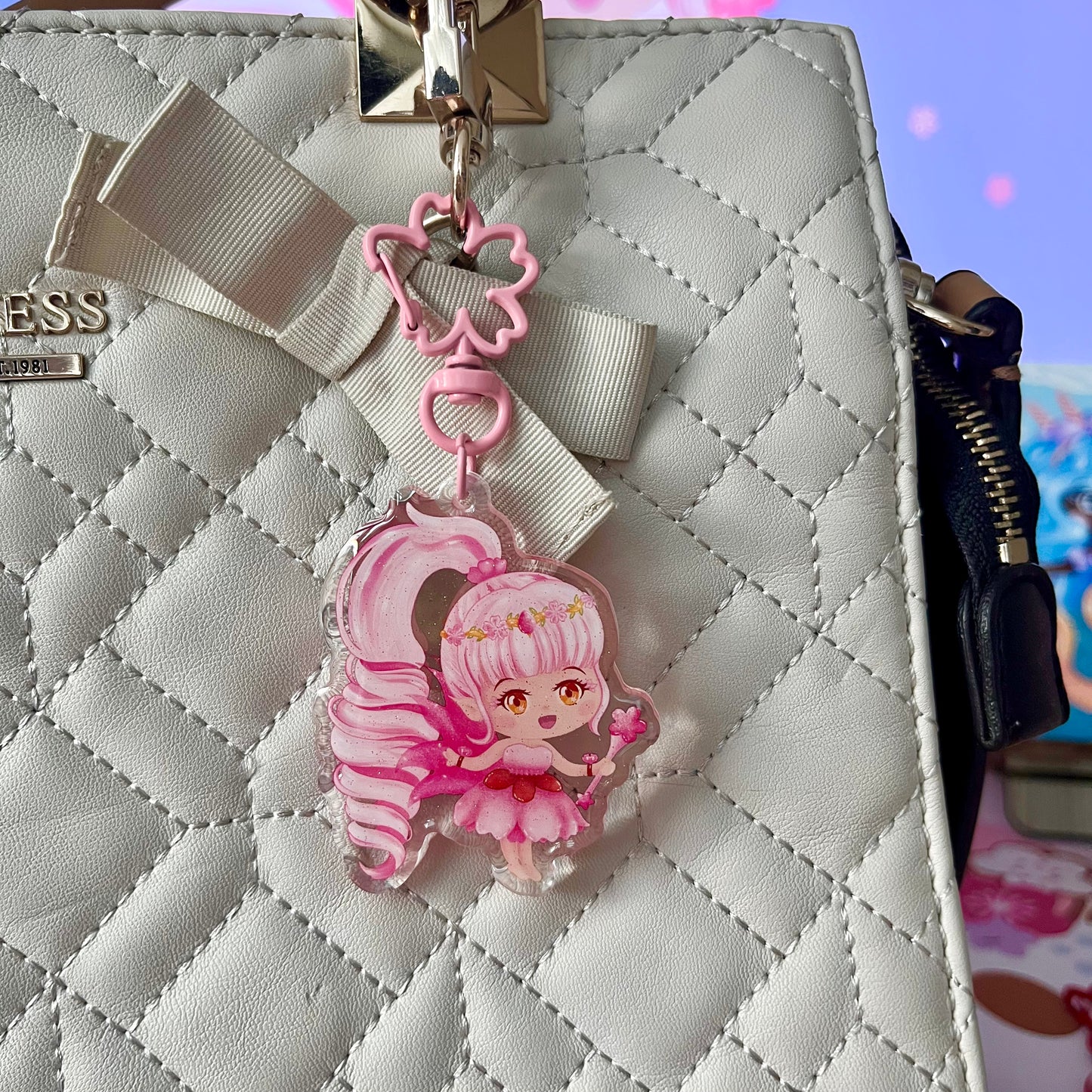 Aillya The Sakura Fairy Acrylic Keychain