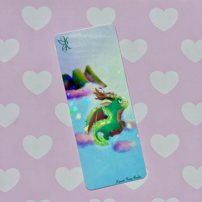 Wood Dragon Holo Bookmark