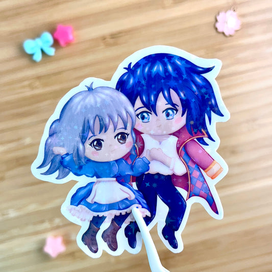 Howl & Sophie Large Holo Sticker