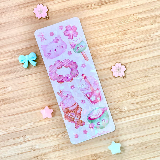Sakura Treats Holo Bookmark