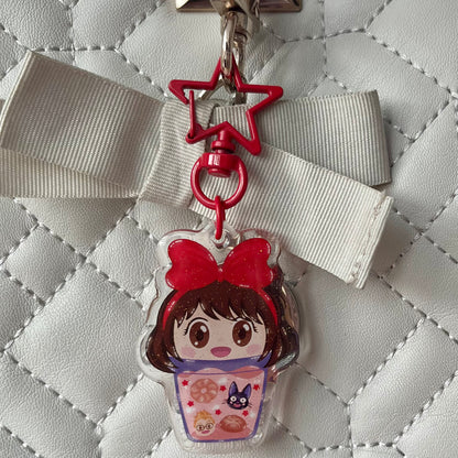 Kiki Bubble Tea Acrylic Keychain