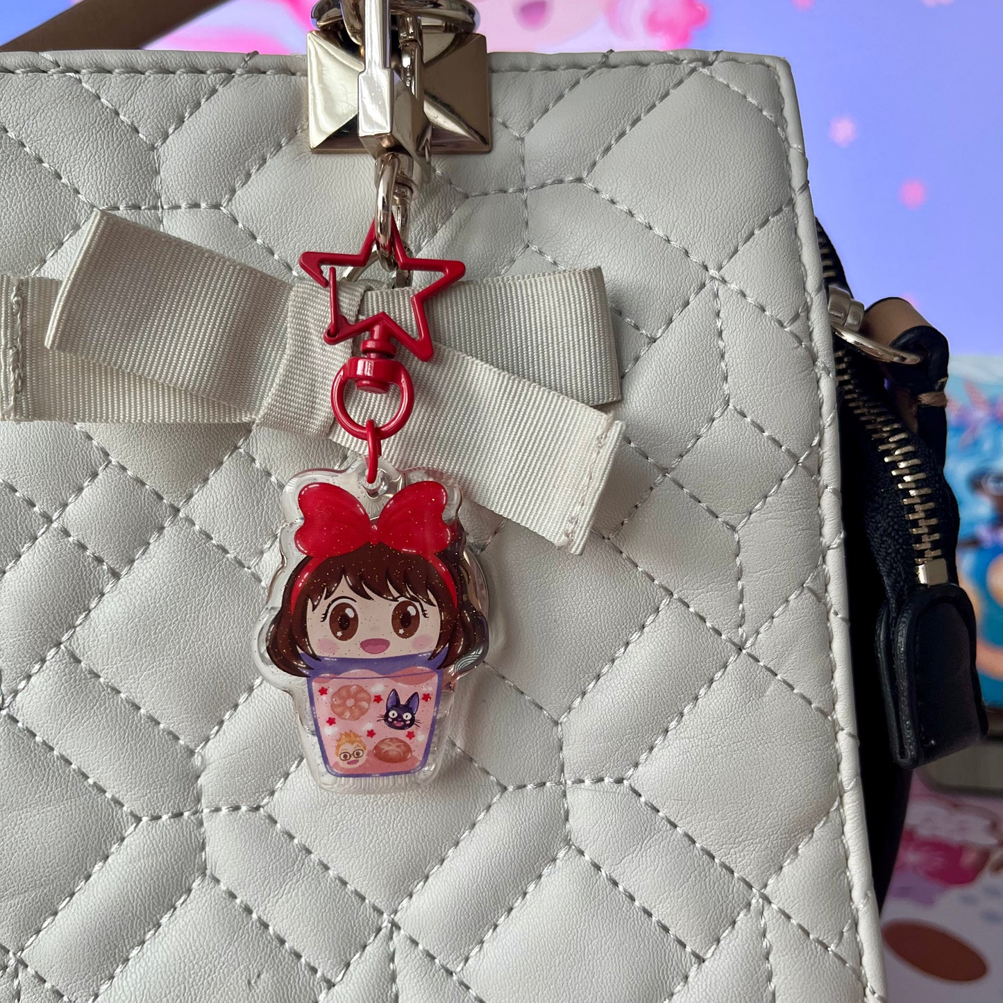 Kiki Bubble Tea Acrylic Keychain
