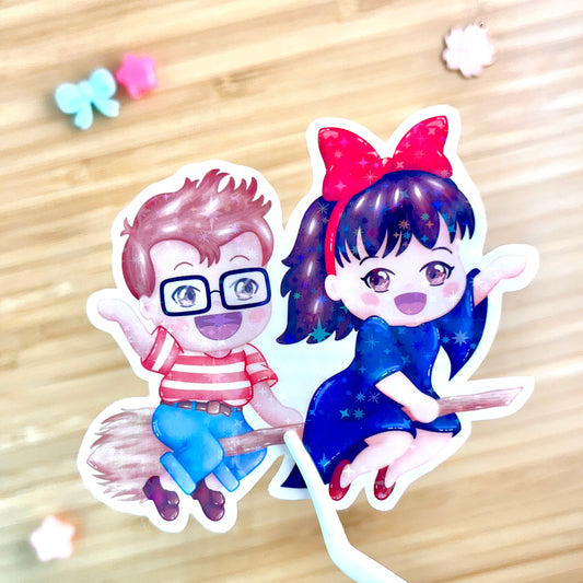 Kiki & Tombo Large Holo Sticker