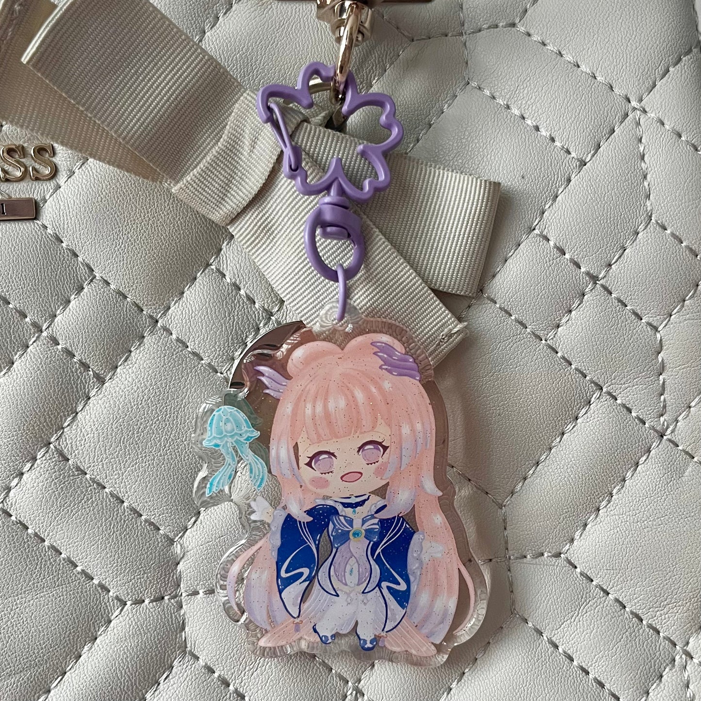 Kokomi Kawaii Acrylic Keychain