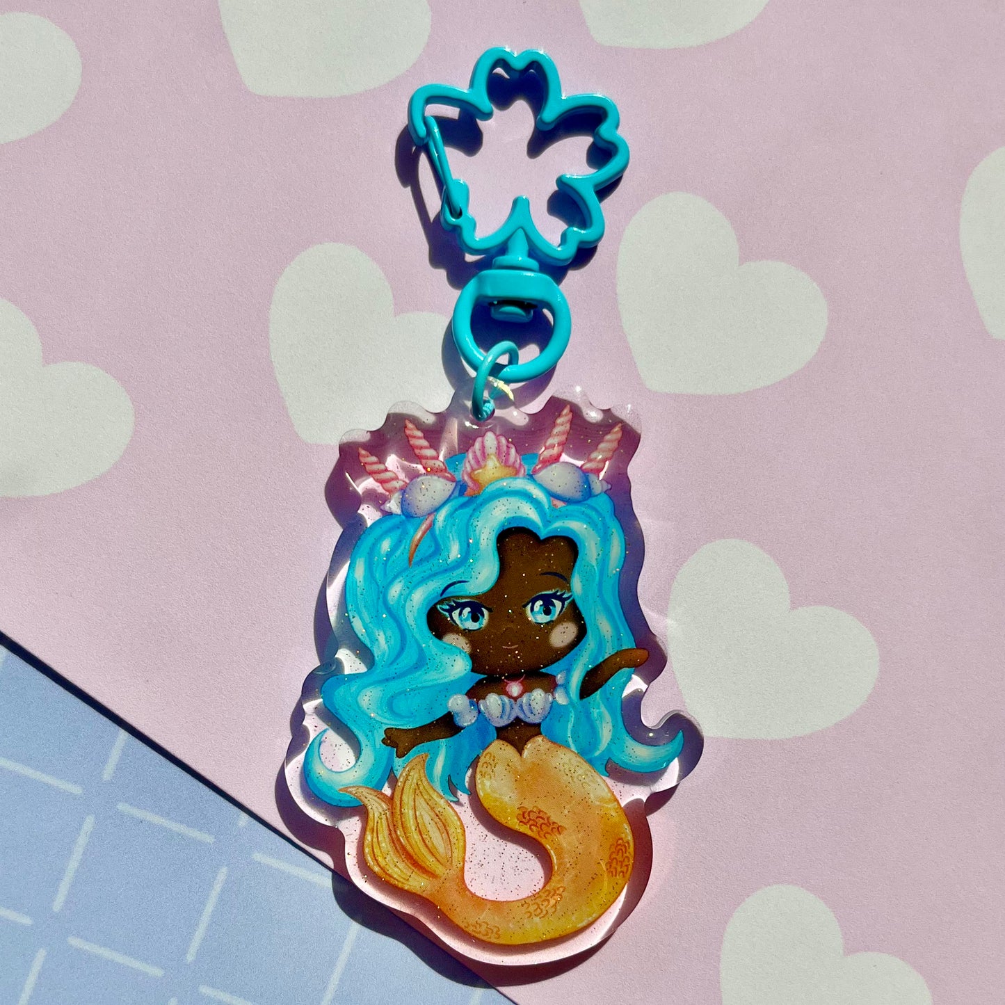 Lunai The Kawaii Mermaid Fairy Acrylic Keychain