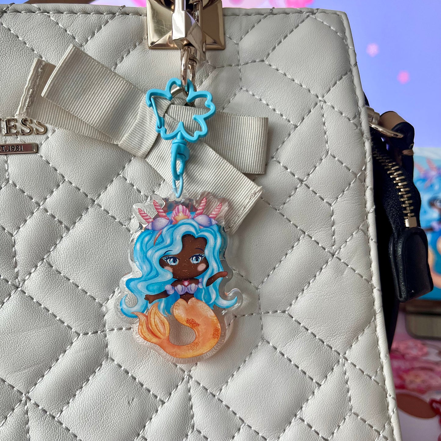 Lunai The Kawaii Mermaid Fairy Acrylic Keychain