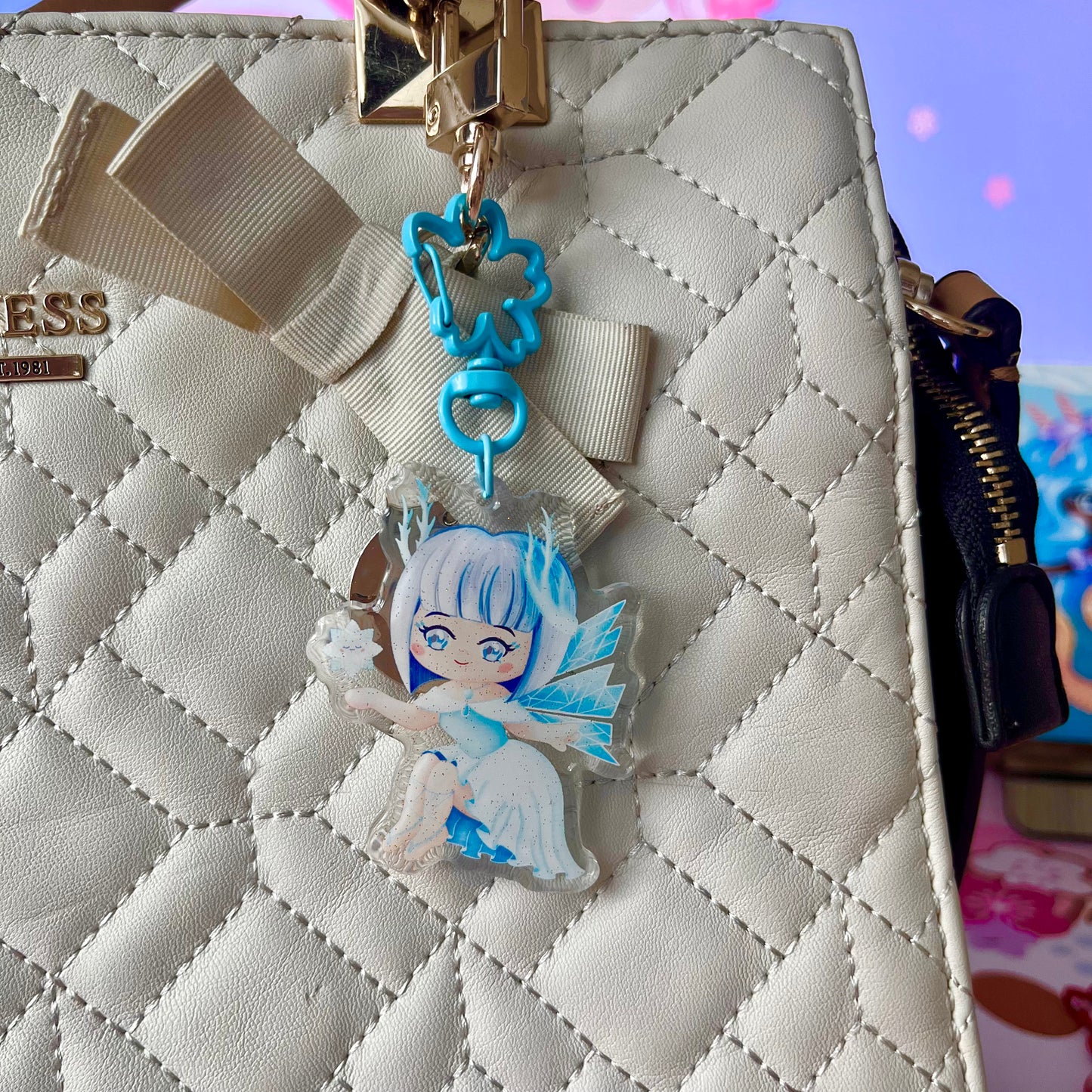 Myndrill The Winter Fairy Acrylic Keychain