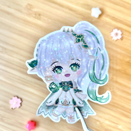 Nahida Genshin Impact Large Holo Sticker