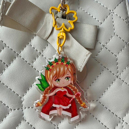 Niaelle Mistletoe The Christmas Fairy Acrylic Keychain