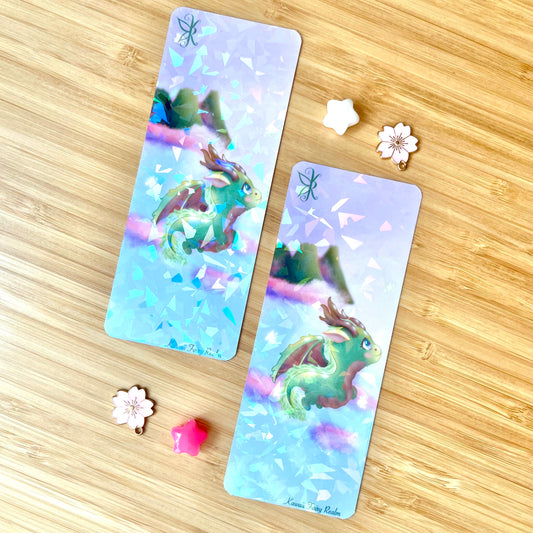Wood Dragon Holo Bookmark