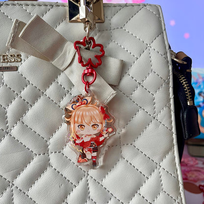Yoimiya Kawaii Acrylic Keychain