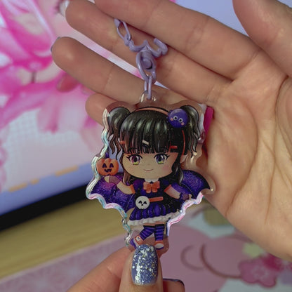Evalyn The Halloween Fairy Acrylic Keychain