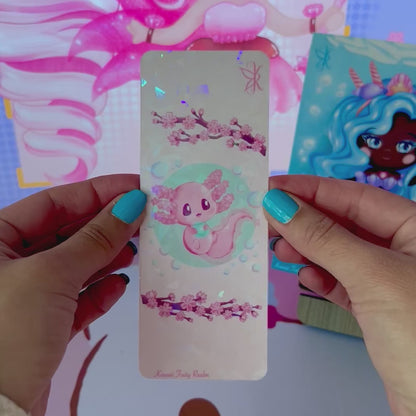 Axolotl Holo Bookmark
