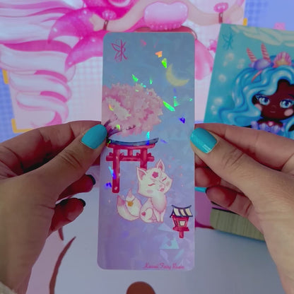 Kitsune Holo Bookmark