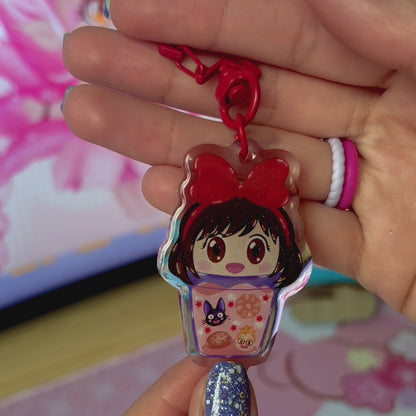 Kiki Bubble Tea Acrylic Keychain