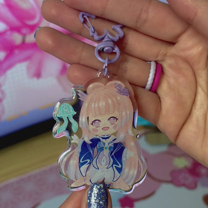 Kokomi Kawaii Acrylic Keychain