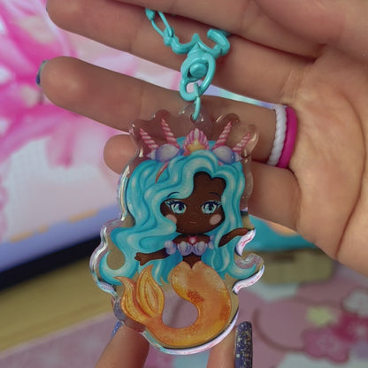 Lunai The Kawaii Mermaid Fairy Acrylic Keychain