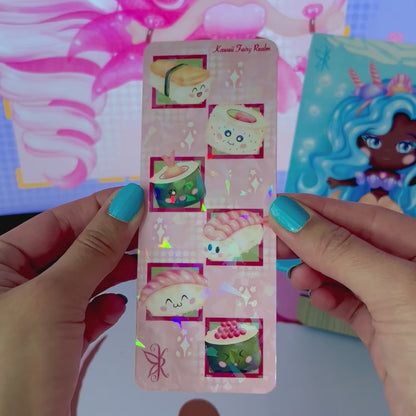 Sushi Holo Bookmark