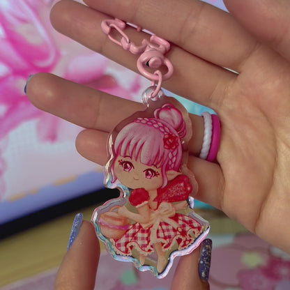 Philanny The Love Fairy Acrylic Keychain