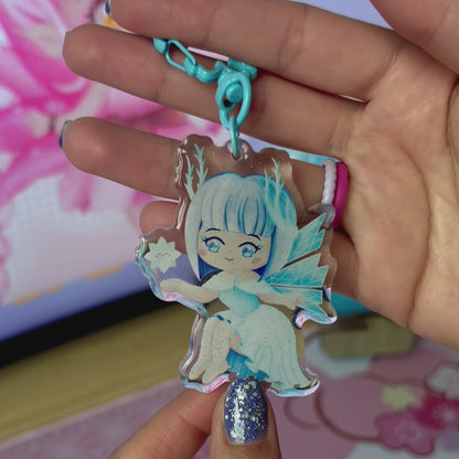 Myndrill The Winter Fairy Acrylic Keychain